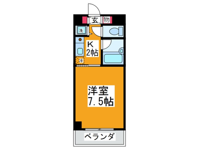 メゾンエルセラーンの物件間取画像