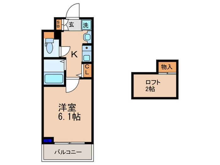エステムコート京都烏丸Ⅱ(905)の物件間取画像