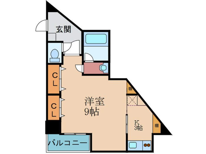 スタジオａｐｔ．ウッドハウスの物件間取画像