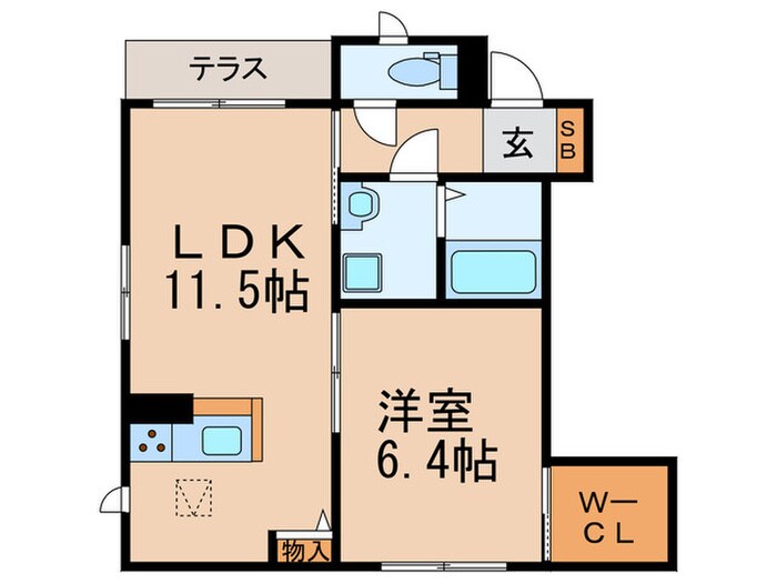 サニ－コ－トⅡの物件間取画像