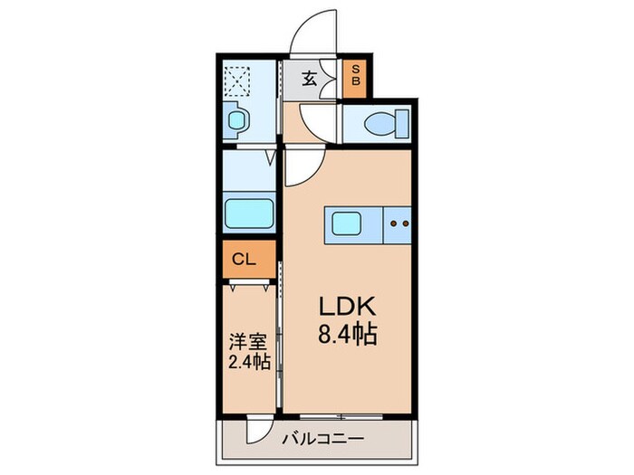 MJC京都西大路Ⅰ（504）の物件間取画像