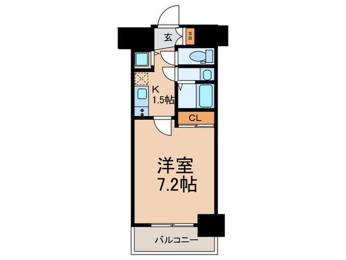 アドバンス大阪城ベレッツァの物件間取画像