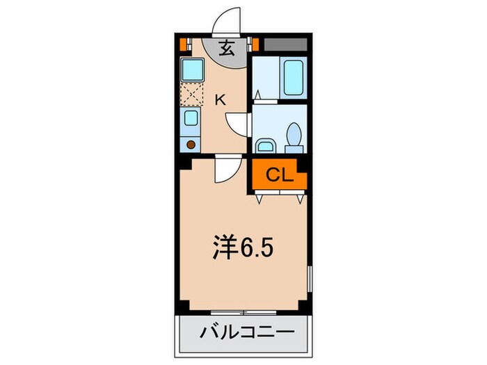 コンフォ－ル篠原の物件間取画像