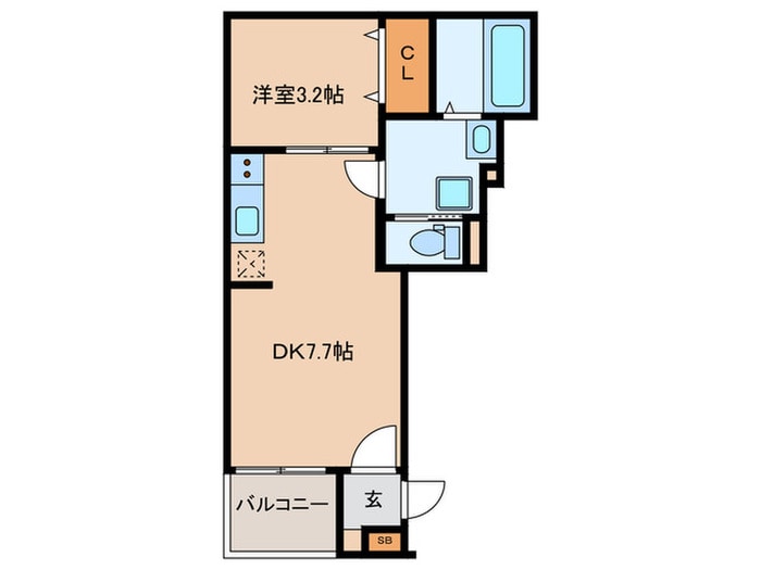 リアリーク姫島の物件間取画像