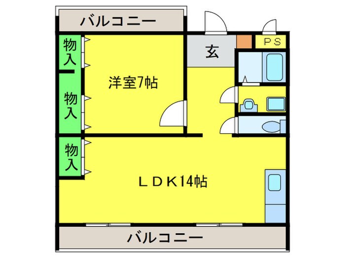 物件間取画像