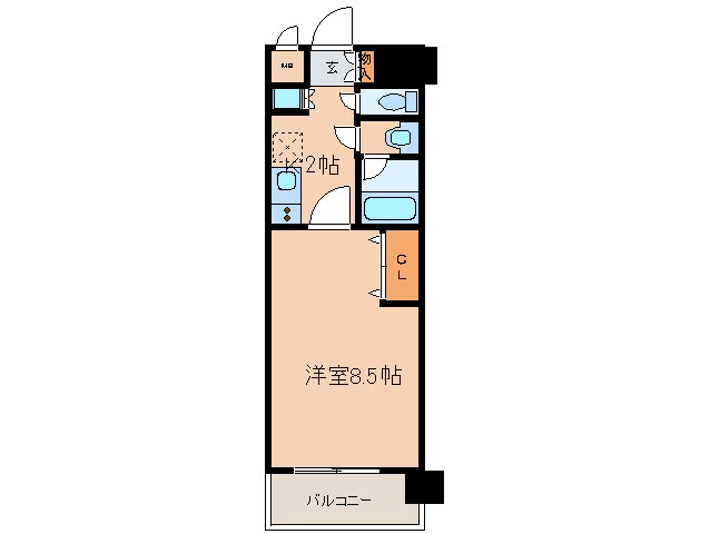 カルム千昇Ⅱの物件間取画像