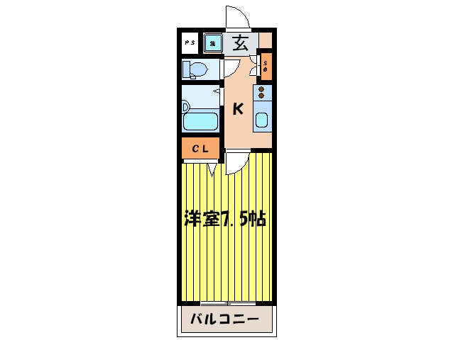 相川フラワーコートの物件間取画像