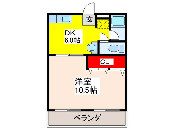 萩原ハイツの物件間取画像