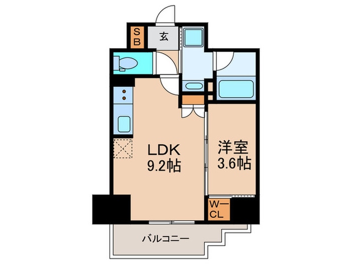 コンフォリア・リヴ心斎橋鰻谷Ｑの物件間取画像