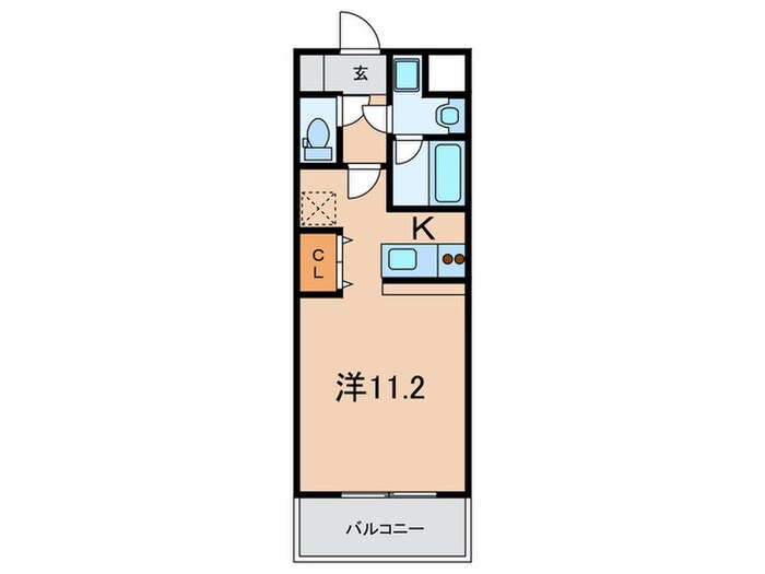 コプリ－キタハナダの物件間取画像