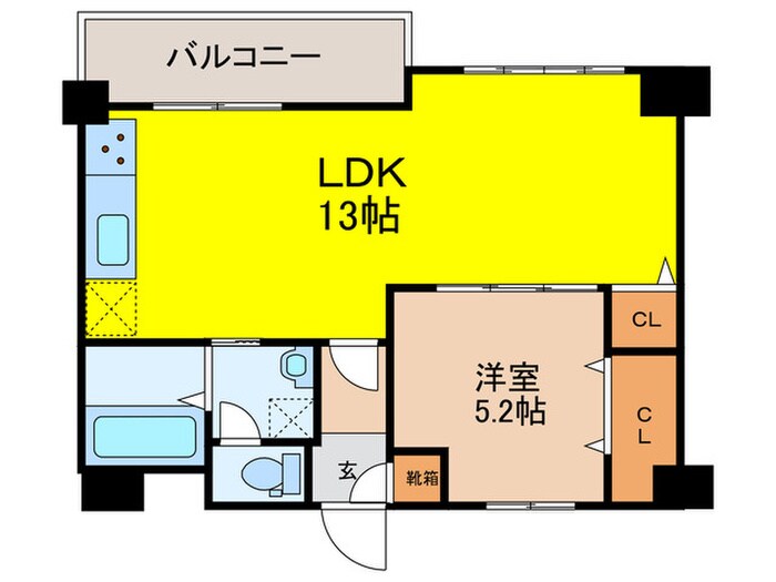 Duke御影の物件間取画像