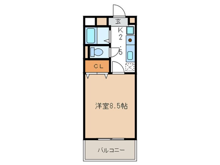 ツインステ－ジ南花屋敷の物件間取画像