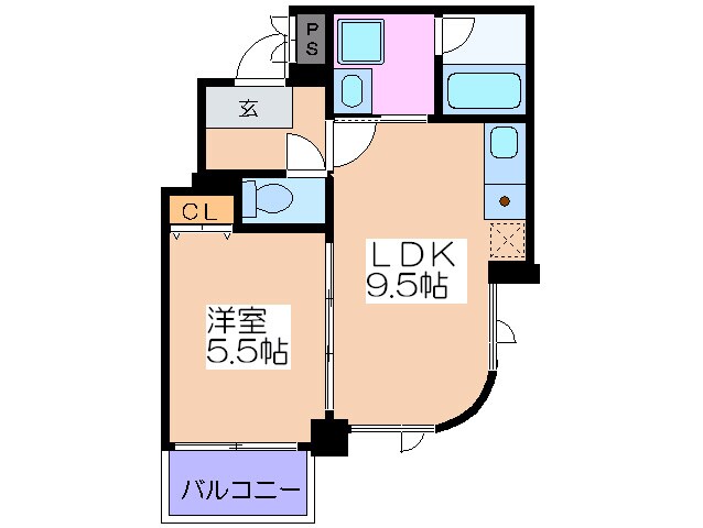 アルプス西梅田の物件間取画像