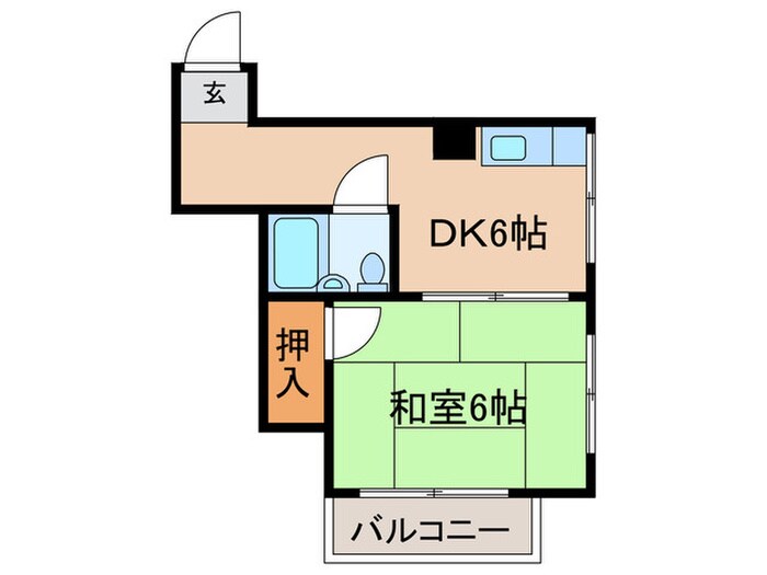 パルク七星・長居公園の物件間取画像
