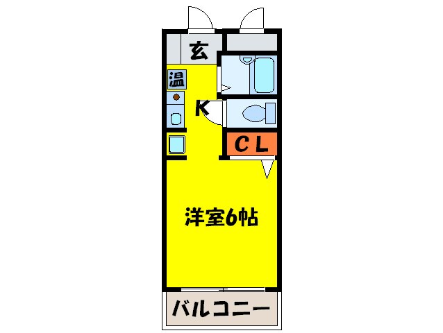 ｺﾑｽﾞﾊｳｽ千里中央の物件間取画像