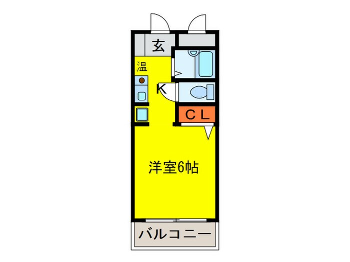 ｺﾑｽﾞﾊｳｽ千里中央の物件間取画像