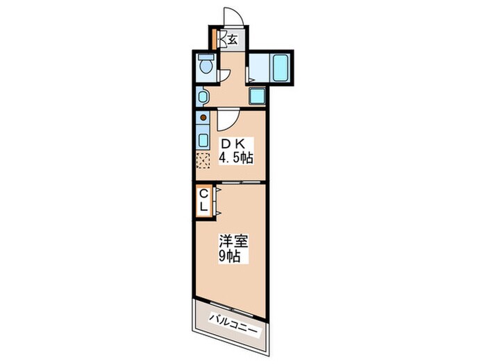 アマノ－ル本田の物件間取画像
