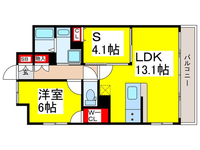 Sophia　court宿院の物件間取画像