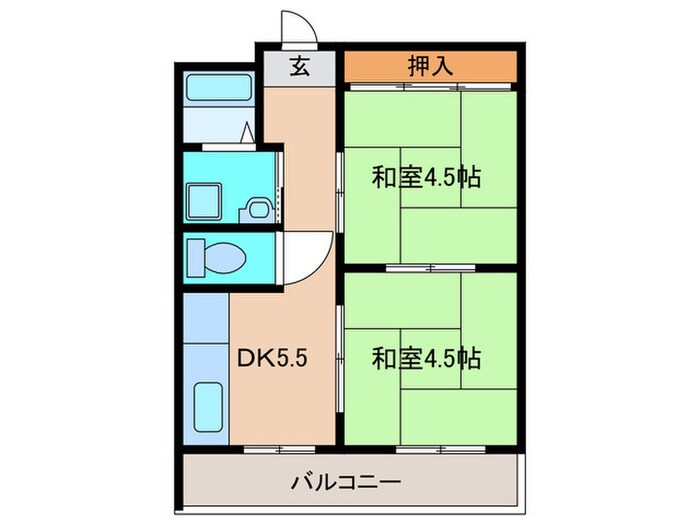 サンシャイン羽曳野の物件間取画像