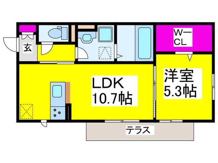 グランパルクの物件間取画像