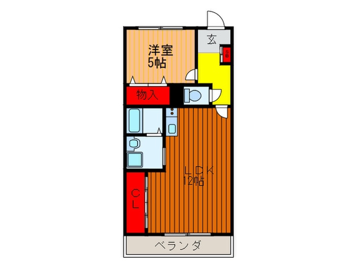 GEパークサイドの物件間取画像