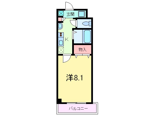 グラーツィア東灘の物件間取画像