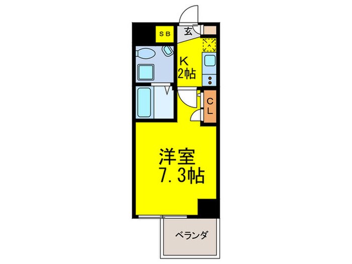 SEST北浜の物件間取画像