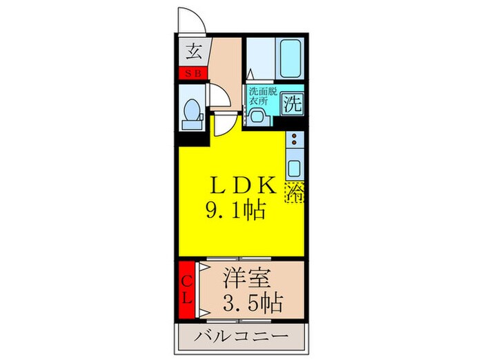 仮)クオーレ南正雀駅前の物件間取画像