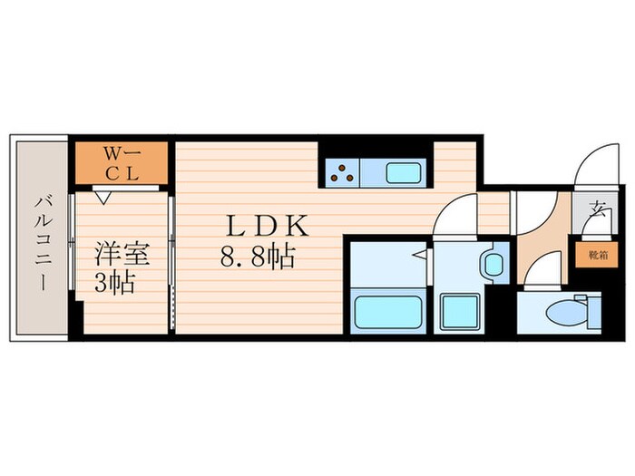 グレース西院の物件間取画像
