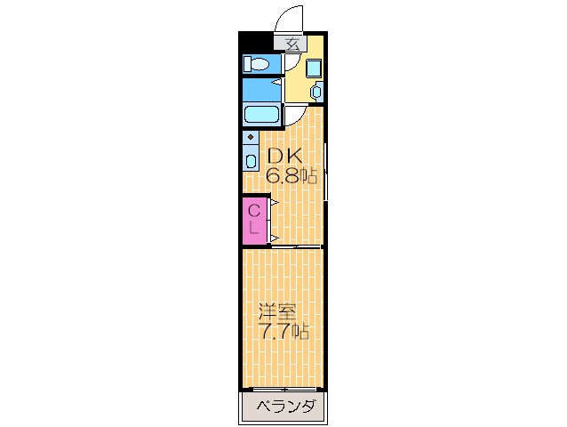 パ－ク巽東Ⅱの物件間取画像