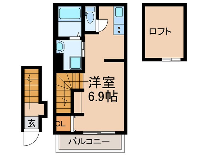 あんしん+草部08-6001の物件間取画像