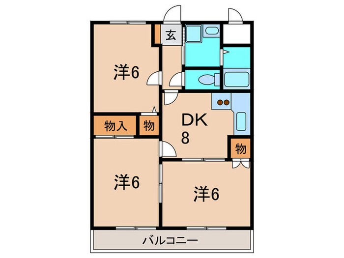 カ－ムライフ中野の物件間取画像