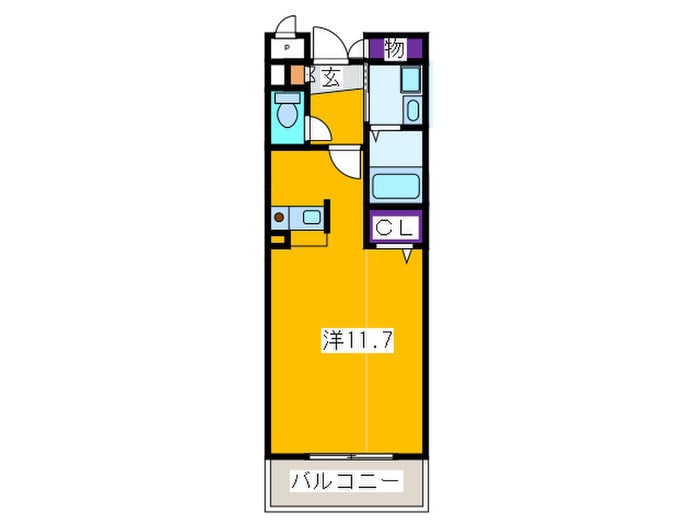 ジュネスの物件間取画像