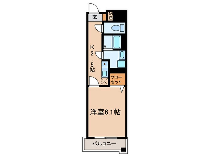 ＰＡＲＫ岸和田Ⅱの物件間取画像