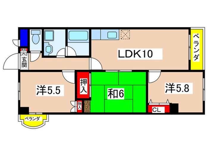 嵯峨西和の物件間取画像