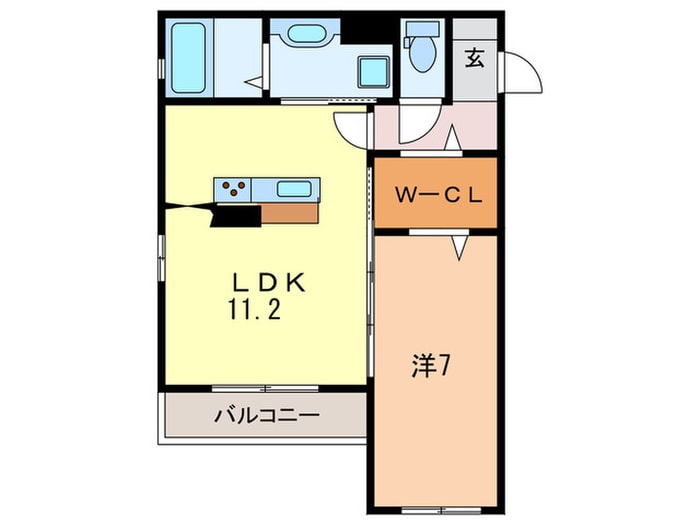 LES ENS FAMIIAUX Ⅴの物件間取画像