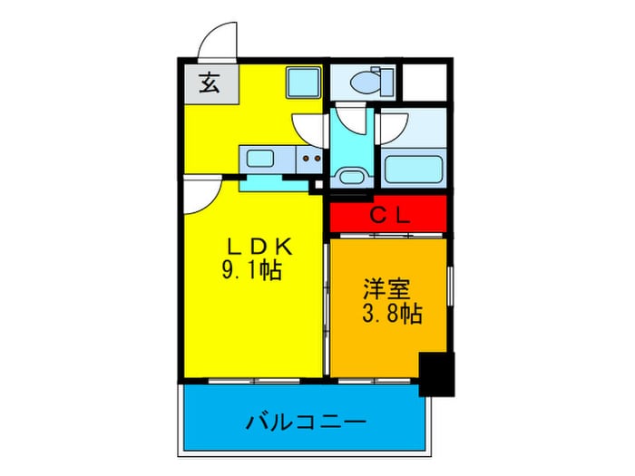 Felis塚本の物件間取画像