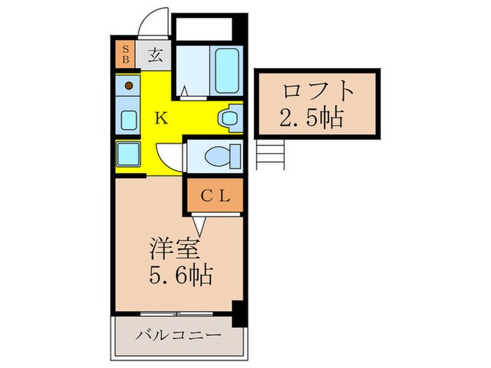 ルミナス岸部の物件間取画像