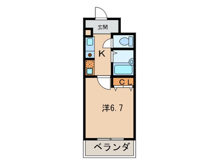 アクティ塚口の物件間取画像