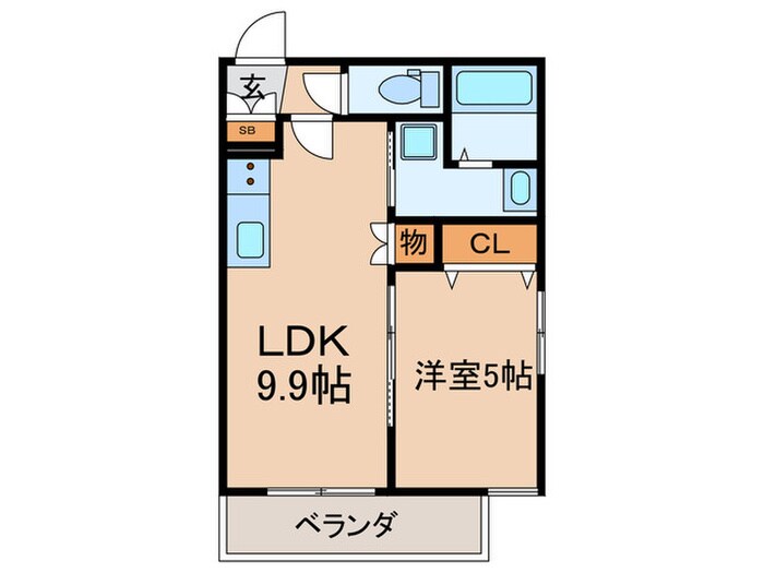 ＳＫ　Ｒｅｓｉｄｅｎｃｅ　新田の物件間取画像