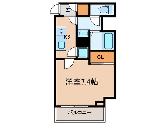 ﾚｼﾞﾃﾞﾝｽ神戸ｳｨｽﾃﾘｱﾊﾟｰｸの物件間取画像