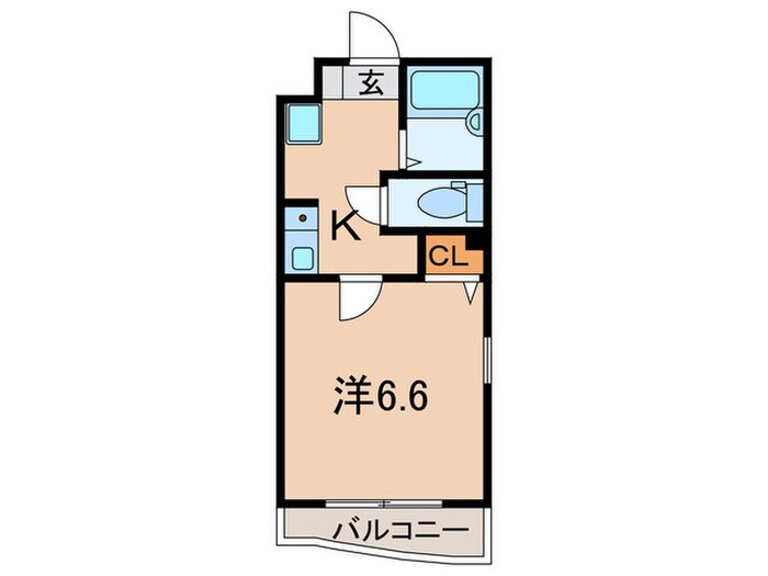 セントラル１５０１の物件間取画像