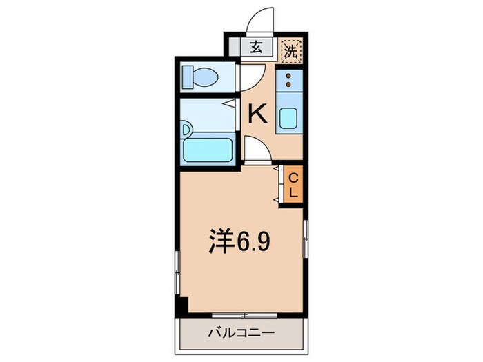 パラド－ル魚住Ⅱの物件間取画像