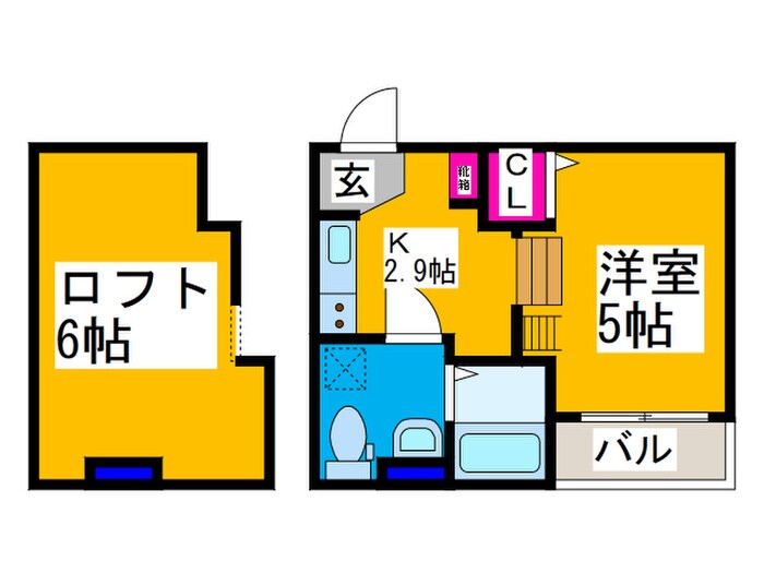 シャンティ北余部の物件間取画像