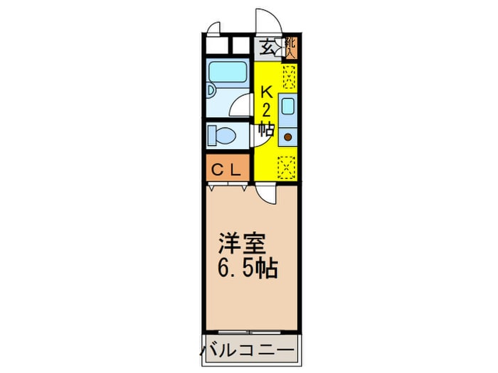 ﾊｲﾂせせらぎ八尾の物件間取画像