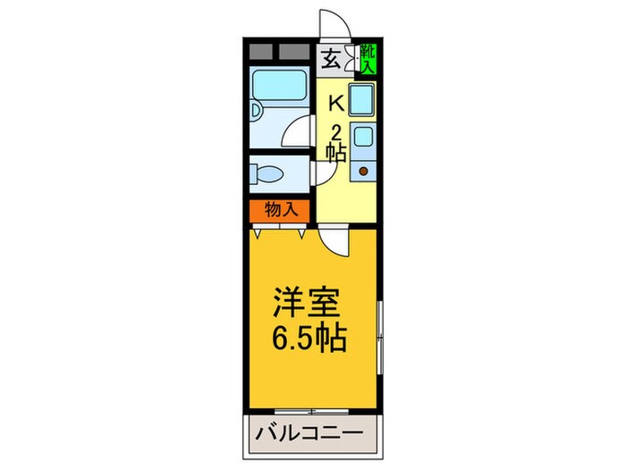 ﾊｲﾂせせらぎ八尾の物件間取画像