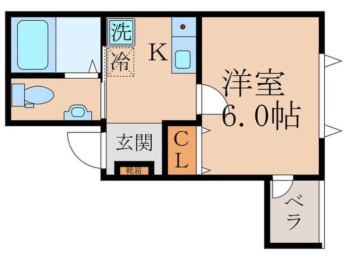 セゾン桃山の物件間取画像