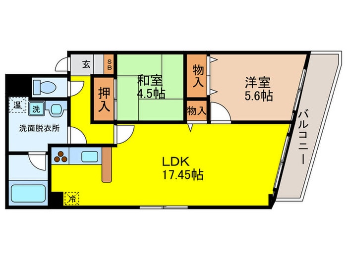 ＫＭ山坂の物件間取画像