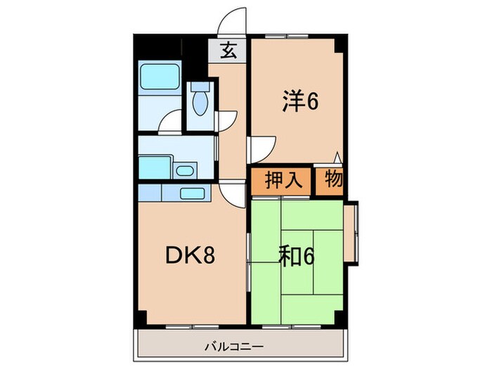 エミネンス武庫之荘の物件間取画像