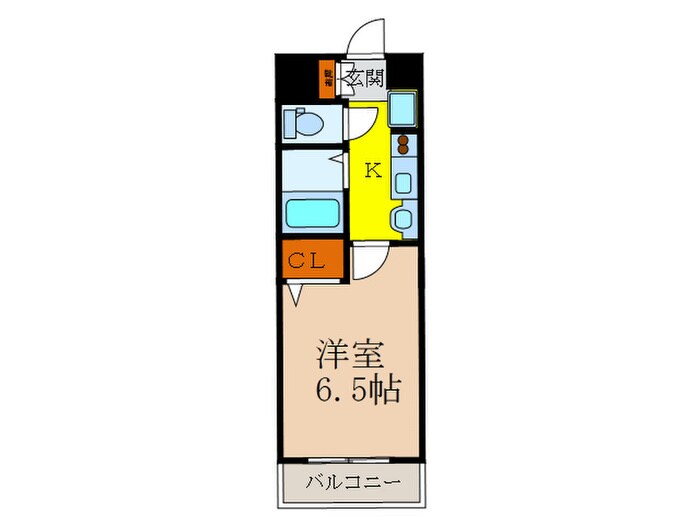 ｴｽﾃﾑｺ-ﾄ新大阪Ⅶｽﾃ-ｼｮﾝﾌﾟﾚﾐｱﾑの物件間取画像